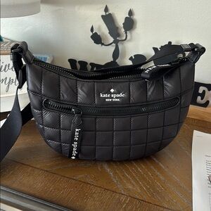 Kate Spade Black Quilted Crossbody Bag